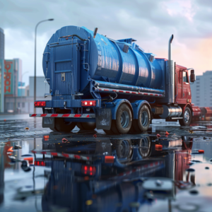 where does porta potty waste go