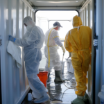 how are porta potties cleaned