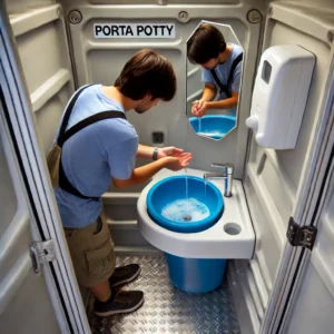 porta potty sink