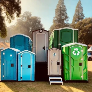 types of porta potties