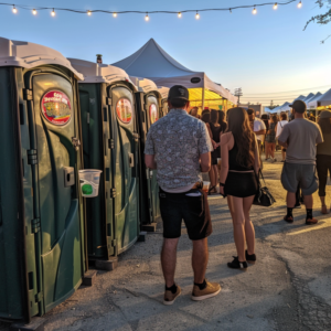 porta potty placement