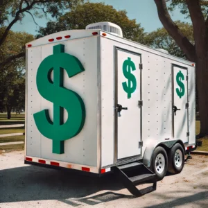 restroom trailer rental cost